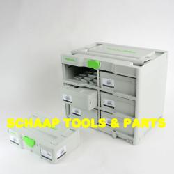 Systainer³ Rack SYS3-RK/6 M 337-Set met 6x Systainer S 76 | 577816